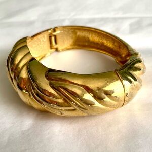 Vintage Gold Bangle Heavy Weight